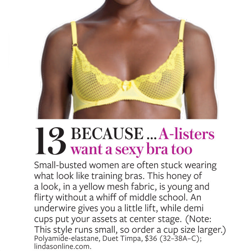IN STYLE - Because A-listers want a sexy bra too